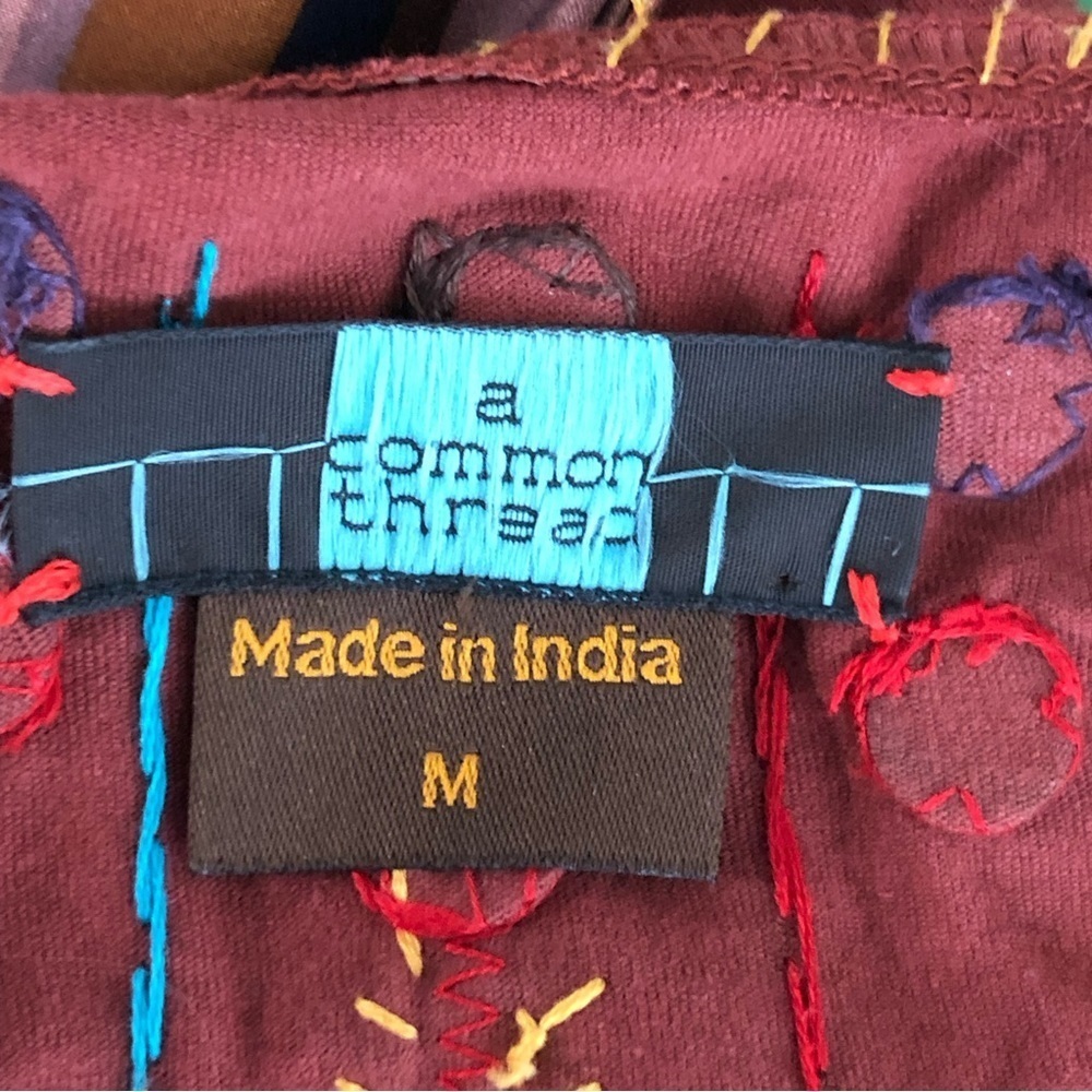 A Common Thread Boho Embroidered Embellished Tank… - image 4